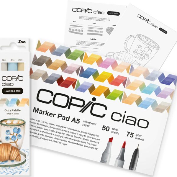 COPIC Marker ciao 'LAYER & MIX startersset', Cozy