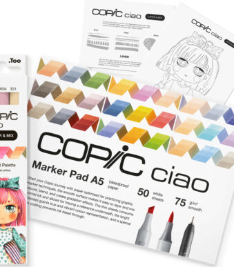 COPIC Marker ciao 'LAYER en MIX Manga Starter Set', Vibrant