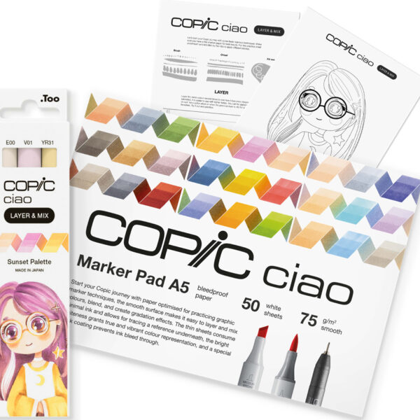 COPIC Marker ciao 'LAYER & MIX Manga startersset', Sunset