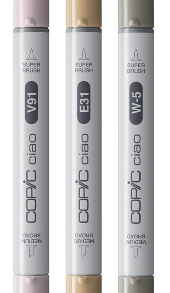 COPIC Marker ciao, set van 3 'Pet Palette'