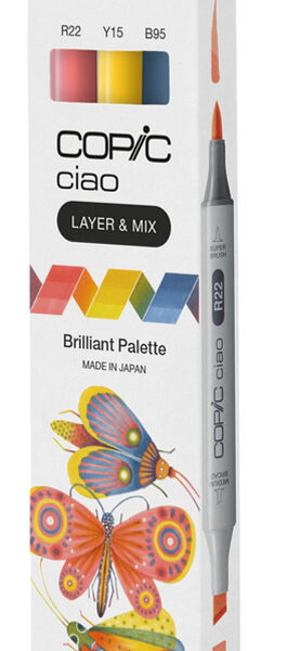 COPIC Marker ciao, set van 3 'Brilliant Palette'
