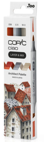 COPIC Marker ciao, set van 3 'Architect Palette'