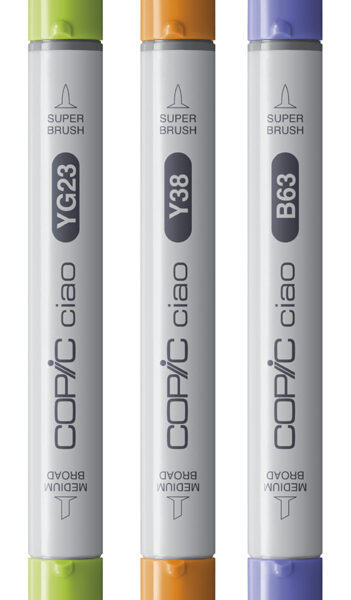 COPIC Marker ciao, set van 3 'Botanic Palette'