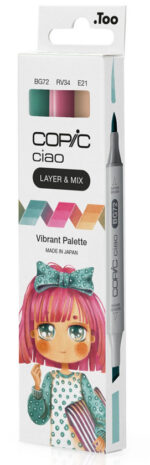 COPIC Marker ciao, set van 3 'Vibrant Palette'