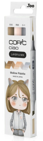 COPIC markers - Set van 3 - 'Mellow Palette'