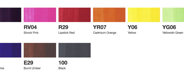 COPIC marker ciao, set van 12