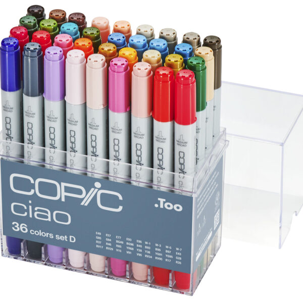 COPIC Marker ciao, 36 stuks set D