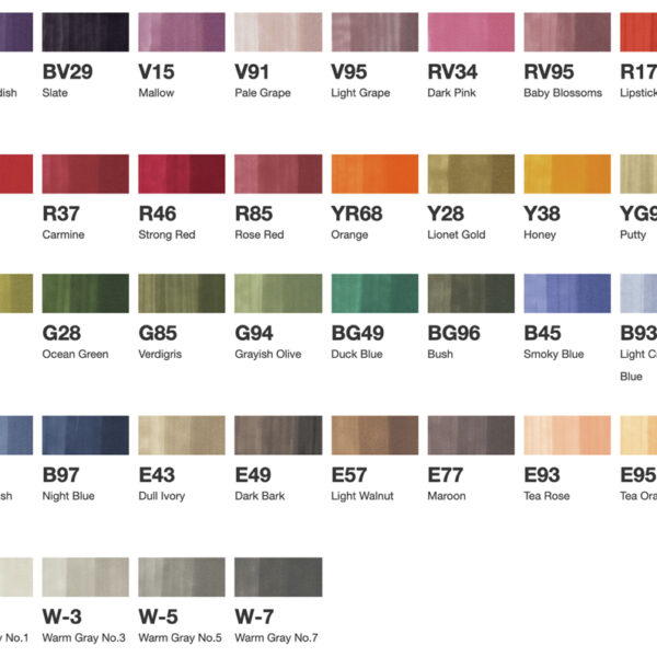 COPIC Marker ciao, 36 stuks set D