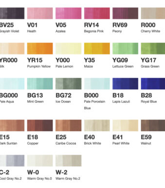 COPIC Marker ciao, 36 stuks set E