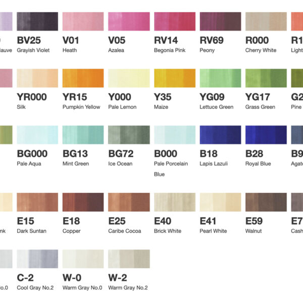 COPIC Marker ciao, 36 stuks set E