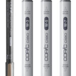 COPIC Marker ciao, 3+1 Set SHADE 'Dark Warm Gray'