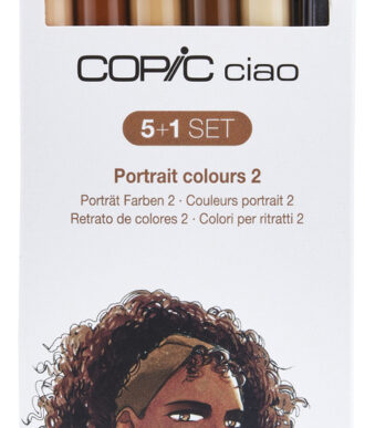 COPIC Marker ciao, 5+1 set 'portrait 2'