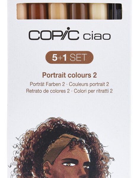 COPIC Marker ciao, 5+1 set 'portrait 2'