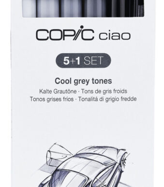 COPIC marker ciao 5+1 set, grijstinten