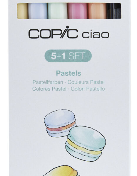 COPIC marker ciao 5+1 set, pasteltinten