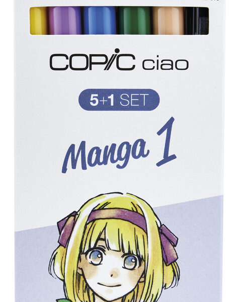 COPIC hobbymarkers ciao 5+1 set, Manga 1
