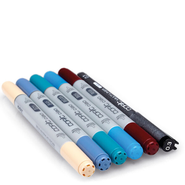 COPIC hobbymarkers ciao 5+1 set, Manga 2