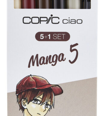 COPIC hobbymarkers ciao 5+1 set, Manga 5