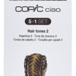 COPIC Marker ciao, 5+1 set 'Hair Tones 2'
