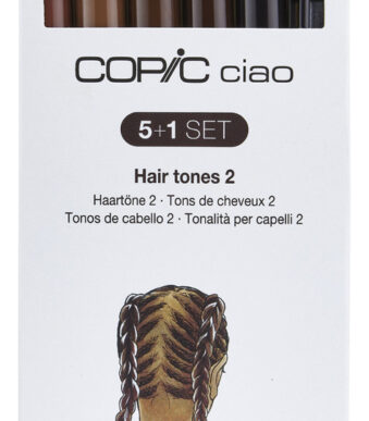 COPIC Marker ciao, 5+1 set 'Hair Tones 2'