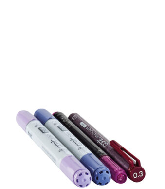 COPIC markers ciao, 4 stuks in set 'Doodle Pack Purple´