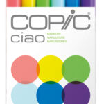 COPIC markers ciao, 6 stuks in set 'Brights´
