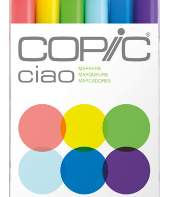 COPIC markers ciao, 6 stuks in set 'Brights´