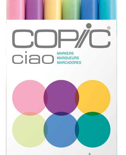 COPIC markers ciao, 6 stuks in set 'Pastels´