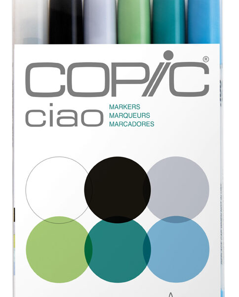 COPIC markers ciao, 6 stuks in set 'Sea´