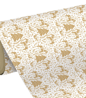 Clairefontaine Kerstcadeaupapier 'Dalarna'