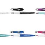 Herlitz - Vulpen - Puntdikte: breed - Zwart/wit