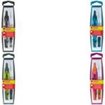 Etui voor passer, 2-delig, gemixt gekleurd.