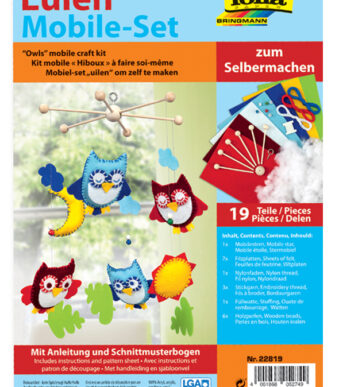 Mobiele telefoontassenset 'Uilen', 19-delig