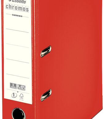 Esselte plastic-ordner Chromos, DIN A4, 80 mm, rood