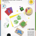 Mos rubbermat basis, zelfklevend, 7 vellen