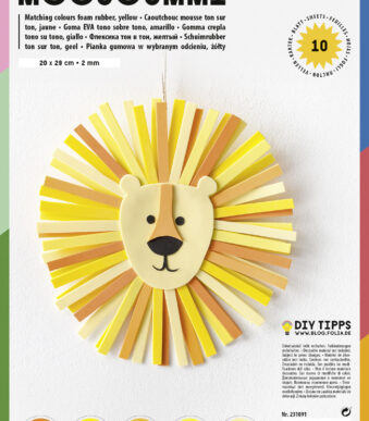 Mosrubber platen, geel gemengd