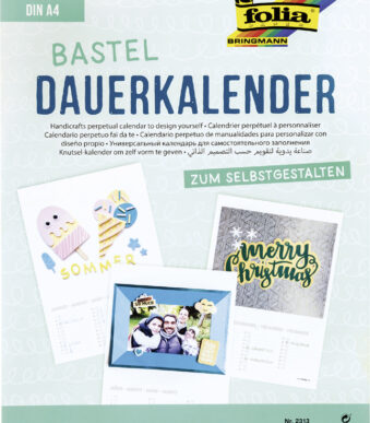 Creatieve Wandkalender, A4-formaat, wit