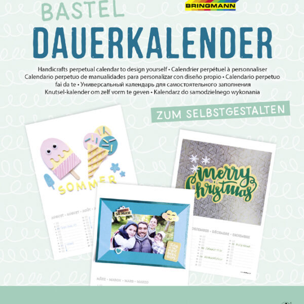 Creatieve wandkalender, 170 x 240 mm, wit