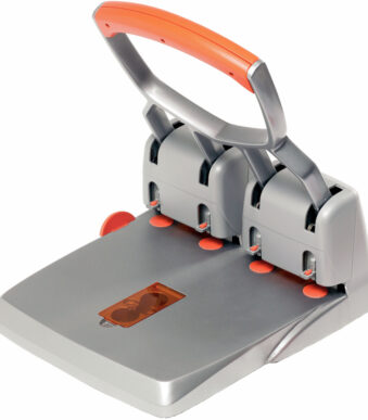 Rapid viergats perforator Supreme HDC150/4, zilver/oranje
