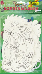 Kartonnen maskers voor kinderen - exotische dieren