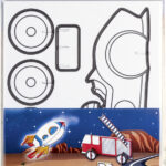 Vervoermiddelen van karton om in te steken