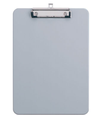 MAUL klembord kunststof, A4, grijs, met klembeugel