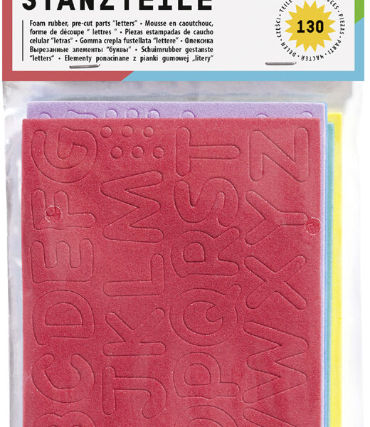 Vilt letterstansen met mosrubber