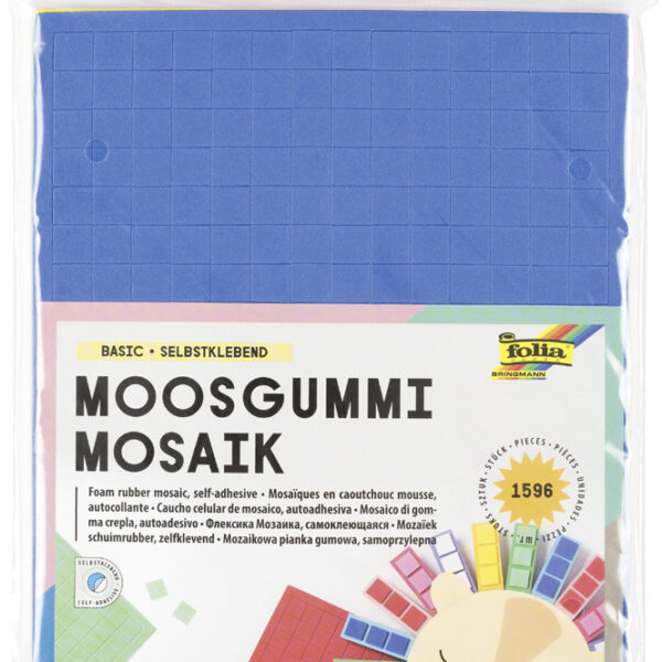 Mosrubber mozaïek 'Basic', zelfklevend, 1.596 stukjes
