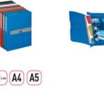 Verzamelbox gemakkelijk organisch te dragen, formaat A4, ondoorzichtig rood