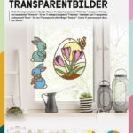 Vensterborduren knutselset 'Lente', 250 x 350 mm