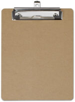 MAUL klembord MAULbasic, van hardboard hout, DIN A5 staand