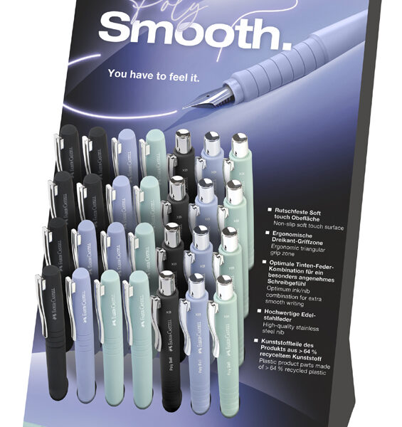 FABER-CASTELL schrijfgerei POLY PEN / POLY BALL, display