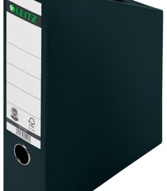 LEITZ tijdschriftencassette, DIN A4, massief karton, zwart