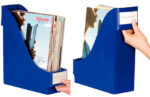 LEITZ tijdschriftencassette extra breed, DIN A4, polystyrol, blauw